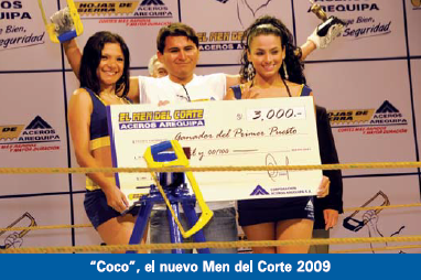 Ganador del Men del Corte 2009 - Mario Miguel Tapia Alejo 
