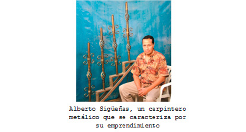 Alberto Sigüeñas, un carpintero metálico que se caracteriza por su emprendimiento - Aceros Arequipa